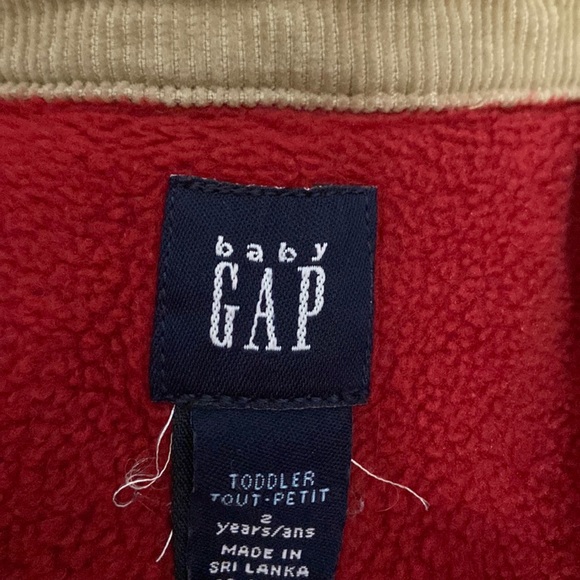 GAP Beige Corduroy Fleece Lined Jacket - Picture 7 of 8
